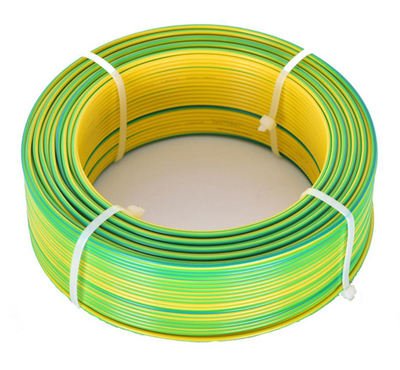 CABLEL καλώδιο H07V-U 2.5mm², 450/750V, 100m, κίτρινο-πράσινο
