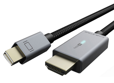 CABLETIME καλώδιο HDMI σε Mini DisplayPort CT-P03G4K, 4K, 1.8m, μαύρο