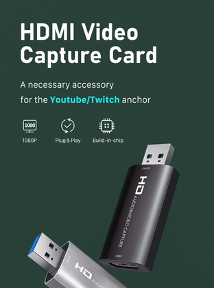 CABLETIME video capture CT-HVC-AB, HDMI/USB σύνδεση, 4K/30Hz, μαύρο
