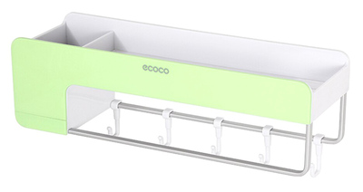 ECOCO βάση τοίχου για μικροαντικείμενα E1712, 40x13x12cm, πράσινη