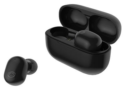 CELEBRAT earphones με θήκη φόρτισης W7, True Wireless, Φ6mm, μαύρα