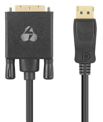 POWERTECH καλώδιο DisplayPort σε DVI CAB-DP058, Active, 4K, 1.8m, μαύρο