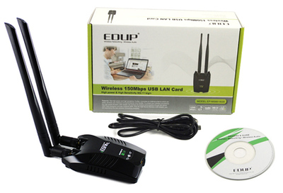 EDUP ασύρματος USB αντάπτορας δικτύου EP-MS8515GS-PRO, 150Mbps