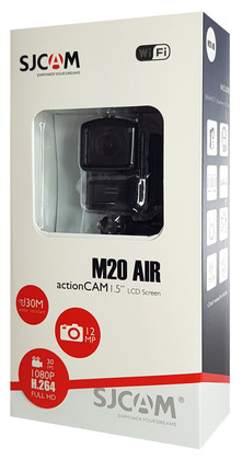 SJCAM Action Cam M20 Air, 1080p, 12MP, WiFi, 1.5" LCD, αδιάβροχη, μαύρη