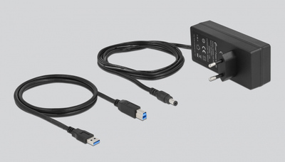 DELOCK USB hub 63669 με διακόπτες, 7x θυρών, 5Gbps, γκρι