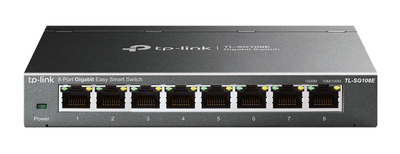 TP-LINK Easy Smart Switch TL-SG108E, 8-port 10/100/1000Mbps, Ver 6.0