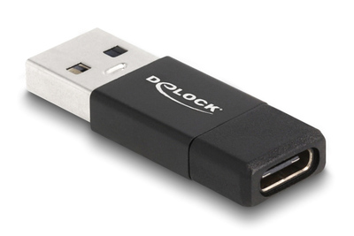 DELOCK αντάπτορας USB 3.2 Gen 2 σε USB-C 60001, 10Gbps, μαύρος