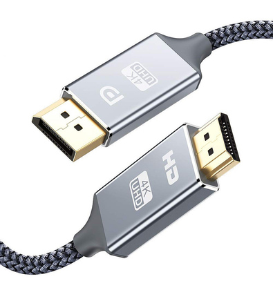 POWERTECH καλώδιο DisplayPort (M) σε HDMI(M), 4K, PS8402A, copper, 1m