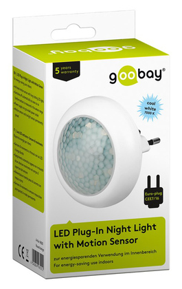 GOOBAY LED φωτιστικό 96501 με ανιχνευτή κίνησης, 6500K, 40lm, IP20