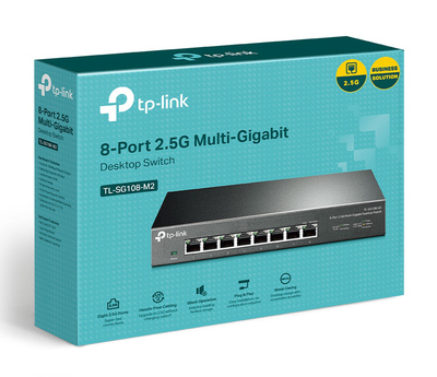 TP-LINK Multi-Gigabit Desktop Switch TL-SG108-M2, 8-Port 2.5G, Ver. 1.0