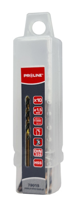PROLINE σετ τρυπάνια για σίδηρο HSS 79015, 1.5mm, DIN 338, 10τμχ