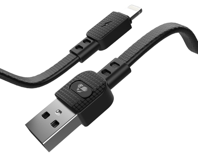 POWERTECH καλώδιο USB σε Lightning armor PTR-0099, 15W 3A, 1m, μαύρο
