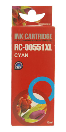 Συμβατό InkJet για Canon CLI-551, 12ml, κυανό