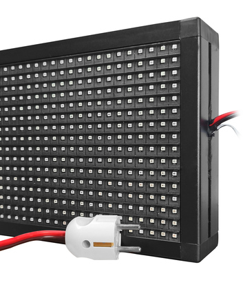 Πινακίδα LED κυλιόμενων μηνυμάτων LED169041, WiFi 163x36cm IP65, κόκκινο