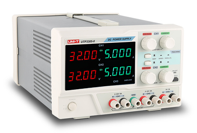 UNI-T DC power supply UTP3305-II, 3 καναλιών, 2x 0~32V/0~5A, 1x 5V/3A