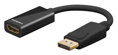 GOOBAY καλώδιο DisplayPort σε HDMI 67881, 8K, 0.1m, μαύρο