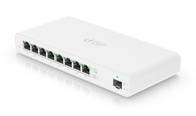 UBIQUITI Switch UISP, 8-Port Gigabit, 10/100/1000 Mbps, PoE