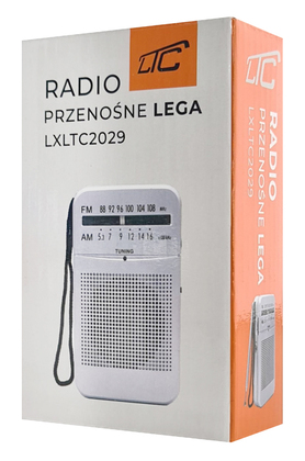 LTC φορητό ραδιόφωνο LXLTC2029 με θύρα ακουστικών 3.5mm, γκρι
