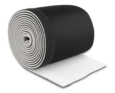 Ταινία νεοπρενίου τύπου Velcro TIES-038, 13.5cm, 3m, μαύρη/λευκή