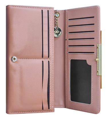 ROXXANI γυναικείο πορτοφόλι LBAG-0014, ροζ
