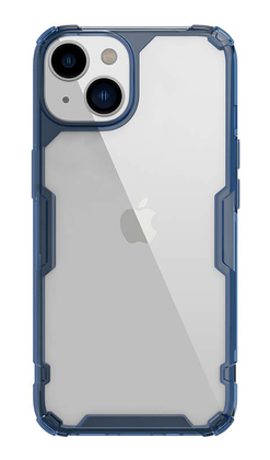 NILLKIN θήκη Nature Pro για Apple iPhone 14, μπλε & διάφανη
