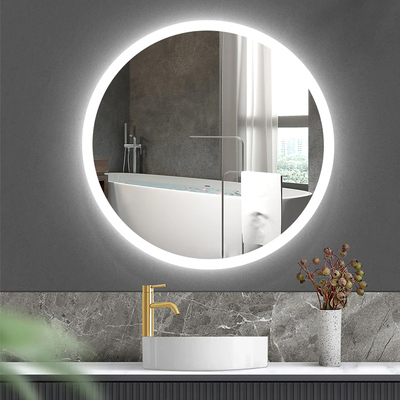 BRUNO καθρέφτης μπάνιου LED BRN-0098, στρόγγυλος, 24W, Φ70cm, IP67