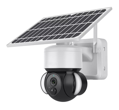 SECTEC smart ηλιακή κάμερα ST-S518M-3M με προβολείς, 3MP, Wi-Fi, PTZ
