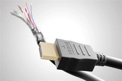 GOOBAY καλώδιο HDMI 2.0 61158 με Ethernet, 4K/60Hz, 18 Gbps, 1.5m, μαύρο