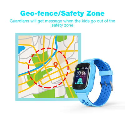INTIME GPS smartwatch για παιδιά IT-54, 1.33", camera, 2G, IPX7, μαύρο