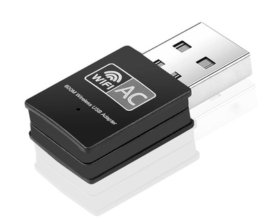 POWERTECH ασύρματος USB αντάπτορας δικτύου PT-1041, 600Mbps, 2.4/5GHz