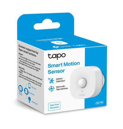 TP-LINK smart ανιχνευτής κίνησης Tapo T100, έως 7m, 868MHz, Ver 1.0