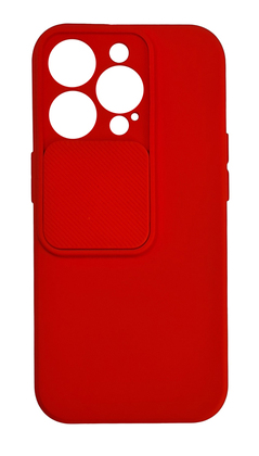 POWERTECH Θήκη Camshield Soft MOB-1796 για iPhone 14 Pro, κόκκινη