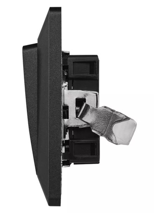 EMOS διακόπτης αλέ-ρετούρ A6100.8, διπλός, 2-way, μαύρος