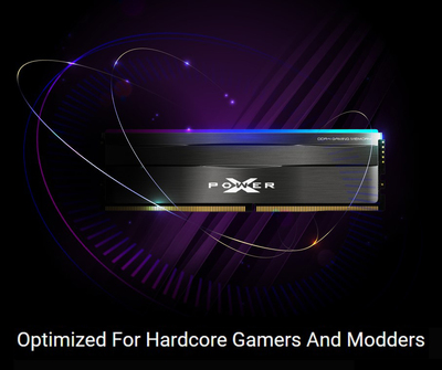 SILICON POWER μνήμη DDR4 UDIMM XPOWER Zenith, 2x 8GB, RGB, 3200MHz, CL16