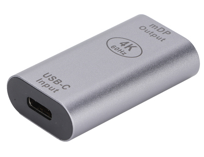 POWERTECH αντάπτορας USB-C σε Mini DisplayPort PTH-098, 4K/60Hz, γκρι
