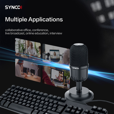 SYNCO επιτραπέζιο μικρόφωνο SY-V1M-CMIC, δυναμικό, καρδιοειδές, USB
