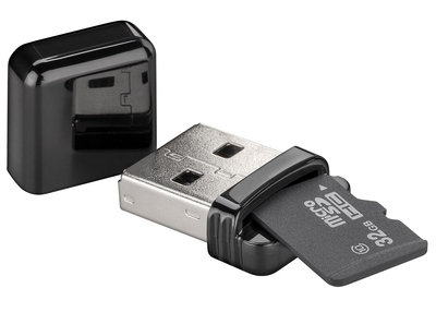 GOOBAY card reader 38656 για micro SD κάρτα μνήμης, 480 Mbps, μαύρο