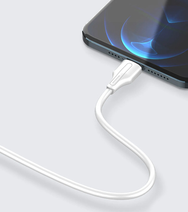 LDNIO καλώδιο Lightning σε USB LS540, 12W, 20cm, λευκό