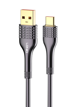 LDNIO καλώδιο USB-C σε USB LS652, 30W, 2m, γκρι