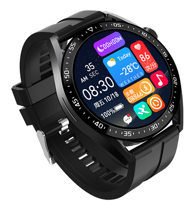 ΙΝΤΙΜΕ smartwatch 3 Pro, 1.28", IP67, heart rate, ηχείο & mic, μαύρο