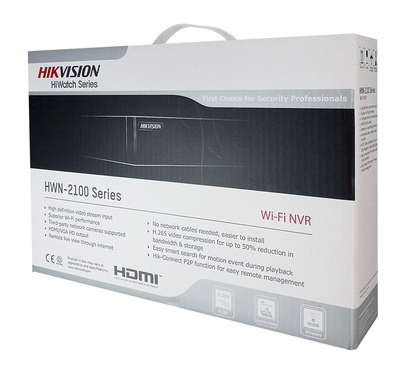 HIKVISION HIWATCH NVR καταγραφικό HWN-2108MH-W, 6MP, Wi-Fi, 8 κανάλια