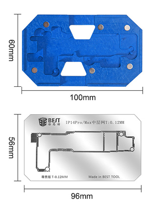 BEST Reballing stencil 3D BST-084, για iphone 14 Pro/14 Pro Max CPU
