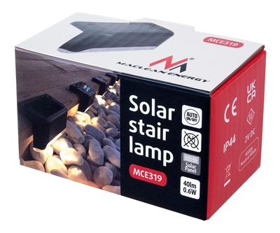 MACLEAN ENERGY LED ηλιακό φωτιστικό MCE319 για σκάλες/κάγκελα, 100mAh