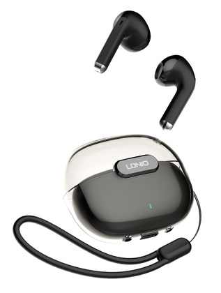 LDNIO earphones με θήκη φόρτισης T03, True Wireless, HiFi, Φ13mm, μαύρα