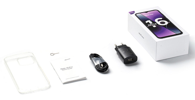 ULEFONE smartphone Note 16 Pro, 6.52", 8/512GB, octa-core, 50MP, μαύρο