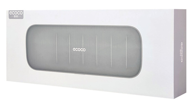 ECOCO κουτί οργάνωσης καλωδίων E2206 με ταινία τύπου velcro, λευκό