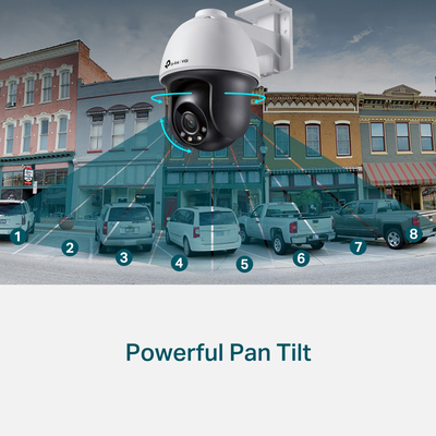 TP-LINK IP κάμερα VIGI C540, 4mm, 4MP, PoE, PTZ, IP66, SD, Ver. 2.0