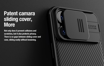 NILLKIN θήκη CamShield Pro για iPhone 15 Pro, μαύρη