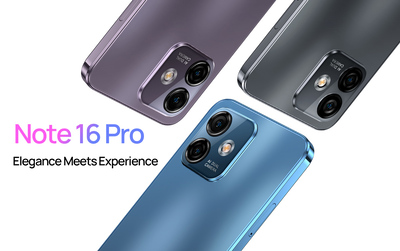 ULEFONE smartphone Note 16 Pro, 6.52", 8/512GB, octa-core, 50MP, μωβ