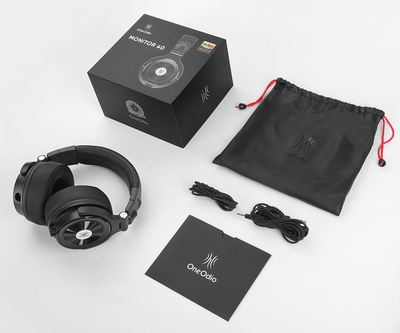 ONEODIO headset Monitor 40, 6.35mm & 3.5mm σύνδεση, Hi-Res, 50mm, μαύρο
